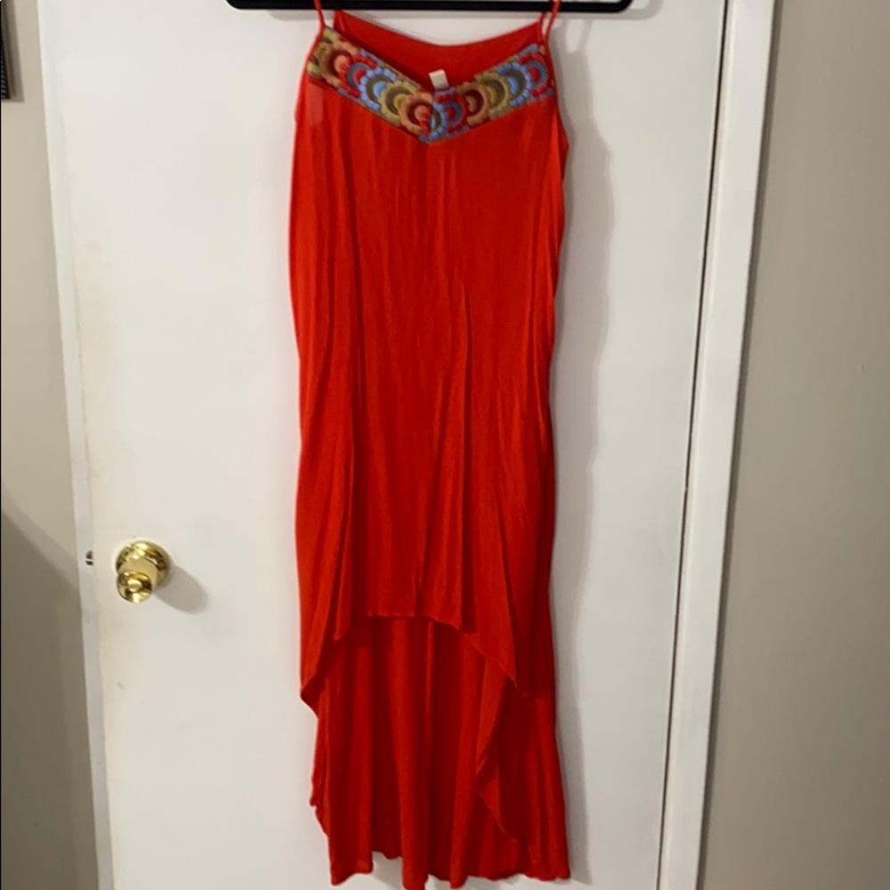 Red dress